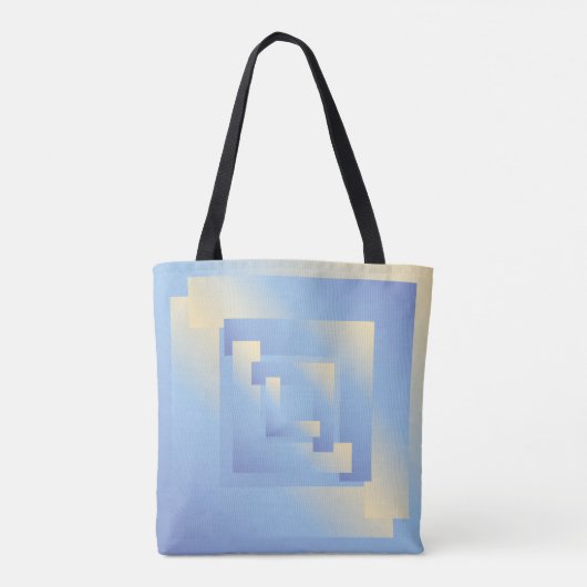 heldere hemel kleuren tote bag (Achterkant)