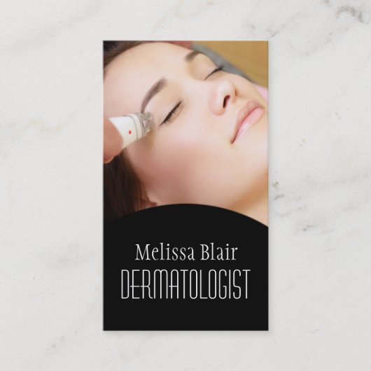 Heldere huid Dermatologist Facial Massage Spa Visitekaartje (Voorkant)