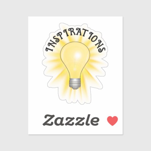 Heldere ideale lamp sticker (Vel)