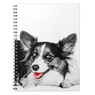 Heldere ideeën met een brutale corgi notitieboek