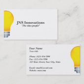 Heldere ideeën visitekaartje (Voorkant / Achterkant)