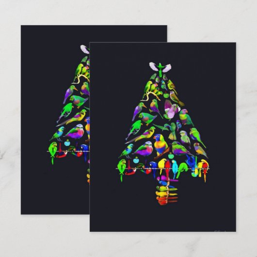 Heldere kerstbomen (Voorkant / Achterkant)