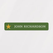 Heldere kleuren Kinder waterdichte naamlabels / la Labels (Design 1)