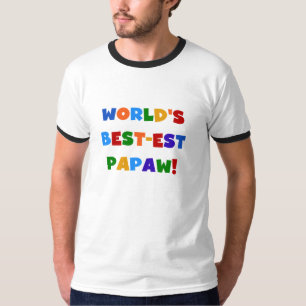 Heldere kleuren Papaw Tshirts en cadeautjes