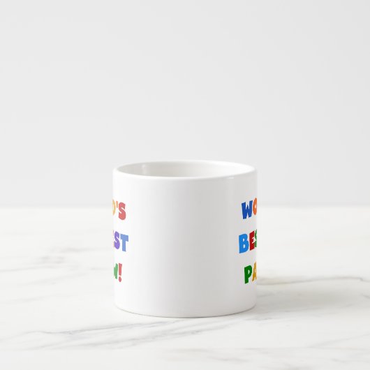 Heldere kleuren Papaw Tshirts en cadeautjes Espresso Kop (Voorkant)