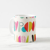 Heldere kleuren Patroon Koffiemok (Voorkant links)