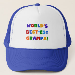 Heldere kleuren 's werelds beste Grampa Gifts Trucker Pet