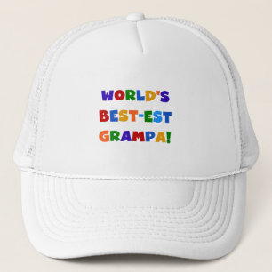 Heldere kleuren 's werelds beste Grampa Gifts Trucker Pet