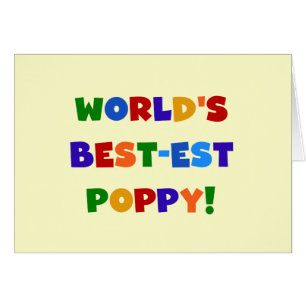Heldere kleuren 's werelds beste Poppy Gifts
