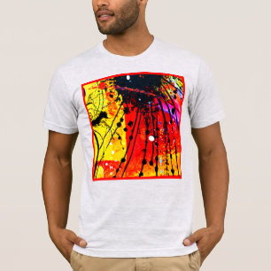 Heldere kleuren schilderen patronen. Bestel nu T-shirt