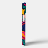 Heldere kleurrijke abstracte bloemen |Trendy girly Case-Mate iPhone Case (Achterkant / Rechts)