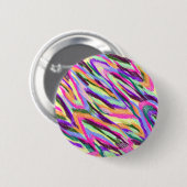 Heldere kleurrijke Abstracte Button (Voorkant /achterkant)