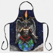 Heldere kleurrijke Baphomet occulte Ascentie Schort (Voorkant)