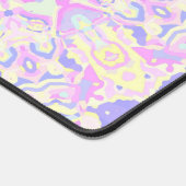 Heldere kleurrijke eigenzinnige Boho Hippie Pastel Bureaumat (Hoek)