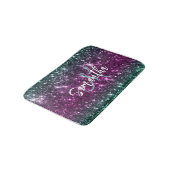 Heldere kleurrijke glitter badmat (Gekanteld)