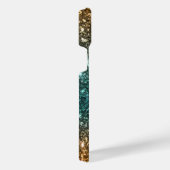 Heldere kleurrijke glitter iPhone hoesje (Rechterkant)