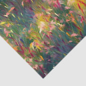 Heldere, kleurrijke, impressionistische wildbloeme tissuepapier (Detail)