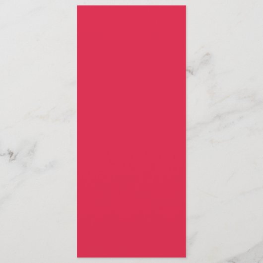 Heldere kleurrijke Retro Daisy bruiloft Menu (Achterkant)