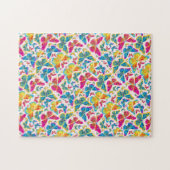 Heldere kleurrijke vlinders uitdaging puzzel legpuzzel (Horizontaal)