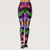 Heldere kleurrijke vrouwen Leggings Running Pants (Achterkant)