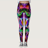 Heldere kleurrijke vrouwen Leggings Running Pants (Voorkant)