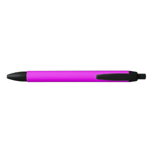 Heldere magenta, elegante, chique en leuke effen k zwarte inkt pen