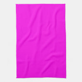 Heldere Magenta Solid Color Theedoek (Verticaal)