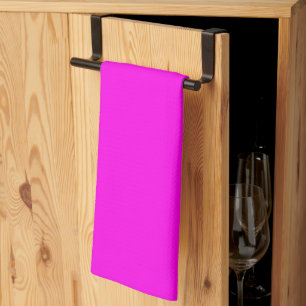 Heldere Magenta Solid Color Theedoek