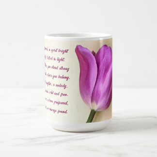 Heldere Magenta Tulp Poetic Koffiemok