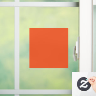 Heldere massieve Oranje achtergrond Raamsticker
