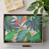 Heldere, multicolor palmbladeren tissuepapier (Geschenk)