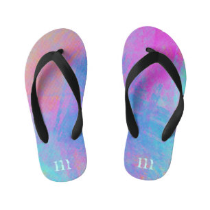 Heldere Multicolor Splashes Kinder Teenslippers