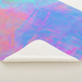 Heldere Multicolor Splashes Sherpa Deken (3/4)