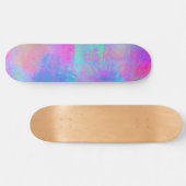 Heldere Multicolor Splashes Skateboard (Horizontaal)