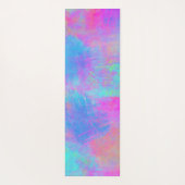 Heldere Multicolor Splashes Yogamat (Achterkant)