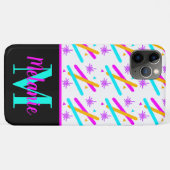 Heldere Neon Laser Action Flourescent Confetti Case-Mate iPhone Case (Achterkant (horizontaal))