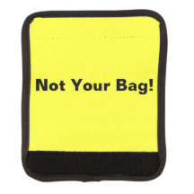 Heldere Neon Yellow Bag ID Je tas niet grappig