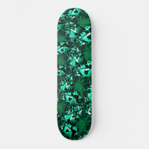 Heldere, opwindende groene tinten skateboard