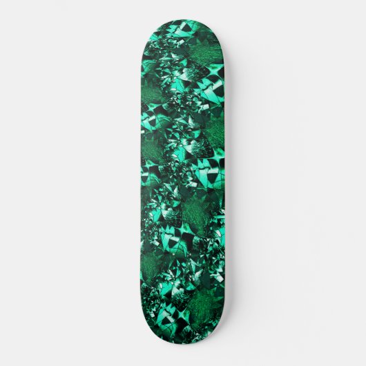 Heldere, opwindende groene tinten skateboard (Voorkant)