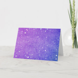 Heldere Paarse glitter - glanzend, schitterend Kaart