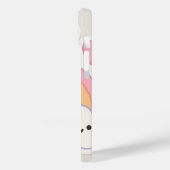 Heldere pastel regenboog met lachende gezichten en Case-Mate iPhone case (Achterkant / Links)