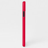 Heldere Plain Levendige Girly Roze Kalligrafie Cus iPhone Hoesje (Rechterkant)