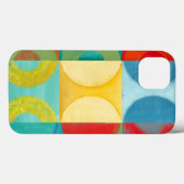 Heldere Pop met cirkels en vierkantjes Case-Mate iPhone Case (Achterkant (horizontaal))