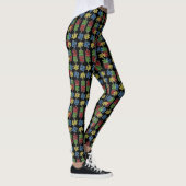 Heldere Puzzels Patroon Autisme Bewustzijn Leggings (Rechts)