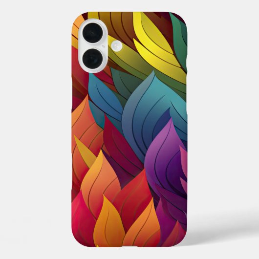 HELDERE REGENBOOG GEKLEURDE HERFSTHERFSTBLADEREN Case-Mate iPhone CASE (Achterkant)