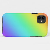 Heldere regenbooggradiënt Case-Mate iPhone case (Achterkant (horizontaal))