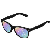 heldere regenbooggradiënt kinder zonnebril (Gekanteld)