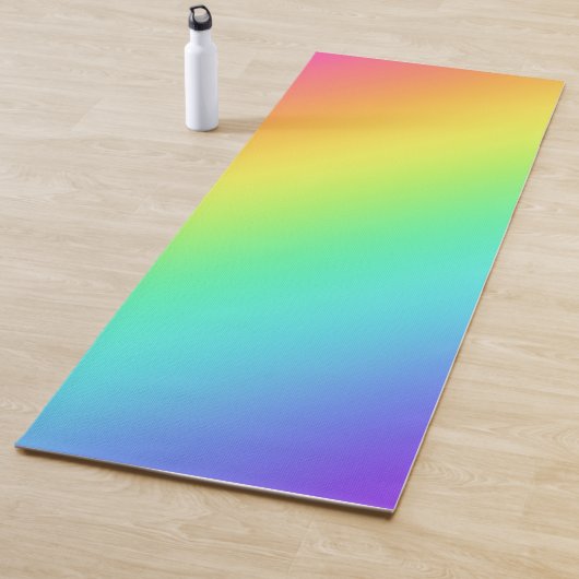 Heldere regenbooggradiënt yogamat (In situ)