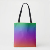 Heldere regenboogkleuren, Canvas tas (Voorkant)