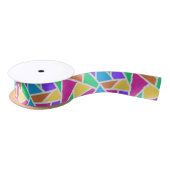 Heldere regenboogkleuren mozaïek lint (Spoel)